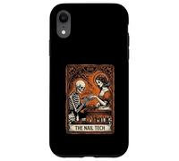 The Nail Tech Tarot Style Skeleton Manicure Artist Case for iPhone XR
