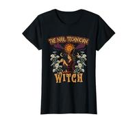 The Nail Technician Witch Manicurist Halloween T-Shirt