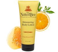 The Naked Bee Shimmering Orange Blossom Honey Hand & Body Lotion 6.7oz. Moisturising Body Lotion for Women. Shimmer Body Lotion, Hydrating Skin Care. Moisturising Shimmer Body Lotion for Hydration.