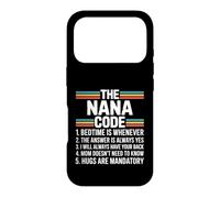 The Nana Code Fun Rules for Grandkids and Nana Love Case for iPhone 17 Pro