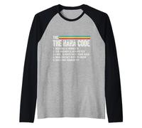 The Nana Code Fun Rules for Grandkids and Nana Love Raglan Baseball Tee