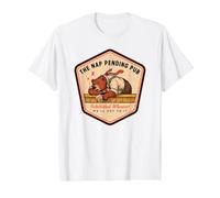 The Nap Pending Pub Funny Sleepy Bear Beer Lover Retirement Value Graphic T-Shirt, Men, White, L