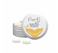 The Nappy Lady Poppets Natural Cloth Wipes Solution, 20/40 Pack, Baby-Safe, Shea Butter & Coconut Oil, Vegan-Friendly, Cruelty-Free, Made in England (20 pack, Honey Blossom)