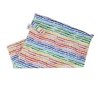 The Nappy Lady Thrive Wet Bag, Waterproof Storage for Nappies and Wet Items, Zip Closure, Essential Accessory for Cloth Nappies and eco Friendly households (Rainbow Dots, Large)