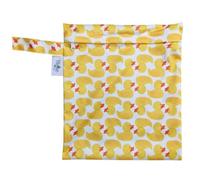 The Nappy Lady Thrive Wet Bag, Waterproof Storage for Nappies and Wet Items, Zip Closure, Essential Accessory for Cloth Nappies and eco Friendly households (Rubber Ducks, Small)