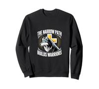 The Narrow Path Builds Warriors Christian Sweatshirt