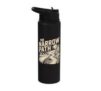 The Narrow Path Christian Faith Journey Stainless Steel Insulated Water Bottle