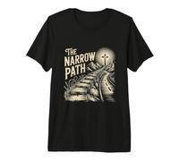 The Narrow Path Christian Walk By Faith Premium T-Shirt