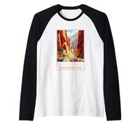 The Narrows Zion National Park Hiking Nature Outdoor Raglan Baseball Tee