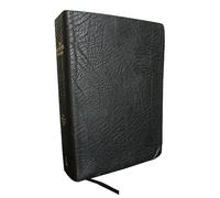 The NASB, MacArthur Study Bible, Large Print, Bonded Leather, Black, Thumb Indexed: Holy Bible, New American Standard Bible