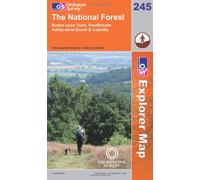 The National Forest: Sheet 245 (OS Explorer Map)