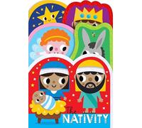 The Nativity (Board Book): Christmas Story Retold for Very Young Children, Felt Touches, Shaped Pages, Perfect Christmas Gift Idea, Sunday School Prize: Felt Friends