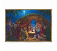 The Nativity Scene Coppenwrath Advent Calendar 42 x 29.7 cm