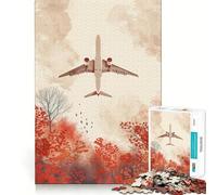 The Natural Aviation Plane Jigsaw Puzzles for Adults1000 Pieces Think Smart Toy Family Bond Accurate Cut Seasonal Gift (38x26cm)