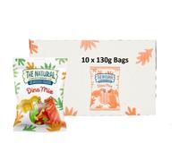 The Natural Confectionery Co. Dina Mix, Assorted Fruity Gummies, 130 g (Pack of 10)