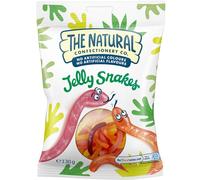 The Natural Confectionery Co. Jelly Snakes 130g (Pack of 10 Bags)
