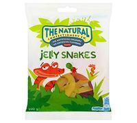 The Natural Confectionery Company Jelly Snakes 160 g (Pack of 12)