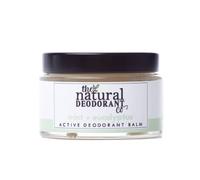 The Natural Deodorant Co, Active Deodorant Balm Mint & Eucalyptus 55g, Aluminium Free, Plastic Free, Extra Strength