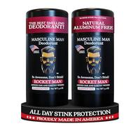 The natural deodorant with the best smell for men, without aluminium, high-quality ingredients, all-day protection against unpleasant odours, safe for the skin, pack of 2