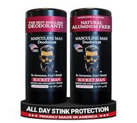 The natural deodorant with the best smell for men, without aluminium, high-quality ingredients, all-day protection against unpleasant odours, safe for the skin, pack of 2