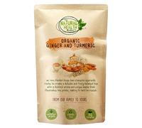 The Natural Health Market, Organic Ginger & Turmeric Tea Temples 50 Pack