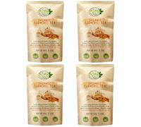 The Natural Health Market Turmeric Herbal Tea Bags 200 Pack (4 x 50) | Organic, Plastic-Free, Indian Turmeric Root