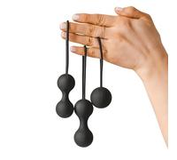 The Natural Love Company - Amyris - 3 Weighted Kegel Love Balls - 3 Varying Intensities - Buttery Soft Silicone & Comfortable Fit
