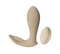 The Natural Love Company - Comfrey - Wearable Dual-Action Vibrator with Remote - 10 Vibrating Rhythms - 1+ hr Battery - Bath & Body Safe