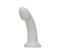 The Natural Love Company - Dill G-Curve - 6" G-Spot Centric Silicone Dildo with Suction Cup - Ergonomically Designed - Buttery-Soft Silicone - Compatable with Elemi Bullet Vibrator - Bath & Body Safe