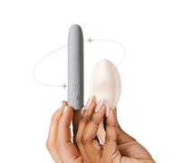 The Natural Love Company - Elemi-R - Remote Controlled Bullet Vibrator - Made from Ocean Plastic - Whisper Quiet Gentle Touch Mode - Magnetic Fast Charge - 1+ hr Battery - Bath & Body Safe
