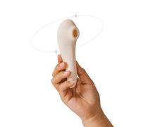 The Natural Love Company - Jasmine - Elegant Clitoral Sucking Vibrator - Made from Ocean Plastic - Whisper Quiet Gentle Touch Mode - Magnetic Fast Charge - 1+ hr Battery - Bath & Body Safe
