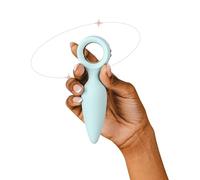 The Natural Love Company - Quince - Buttery Smooth Vibrating Butt Plug - 8 Vibrating Rhythms - Plastic Free Packaging - 1+ hr Battery - Water Resistant & Body Safe