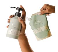 The Natural Love Company - Simply Lube Aloe Vera - Refillable Organic Water Based Personal Lubricant - Bottle for Life + Refill (2 x 300ml) - Naturally Lickable, Toy-Safe & Condom Compatible