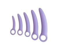 The Natural Love Company - Wisteria - Dilator Training Set Made from Soft Silicone - Sizes Range from 0.5" - 1.3" - Buttery Soft Sanitary Grade Silicone