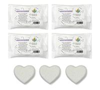The Natural Spa Bath Bombs 4 x Pack of 3 Lavender | Natural | No Synthetic Fragrances | No Colourant | SLS Free | Paraben-Free | Phthalates-Free | Talc-Free