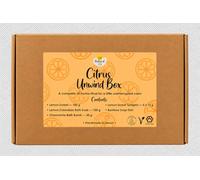The Natural Spa | Citrus Unwind Box | Bath & Body Gift Set | Handmade in Devon, Vegan-Friendly, Cruelty Free, 5 Piece Set, Chamomile Bath Bomb
