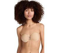 The Natural Women's Lace Up Self Adhesive Bra, Nude, C
