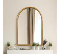 The Naturalis - Solid Oak Framed Arched Leaner/Wall Mirror 47" X 31" (120CM X 80CM) Scandinavian 'Scandi' Inspired