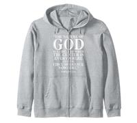The Nature of God Is a Circle Empedocles Zip Hoodie
