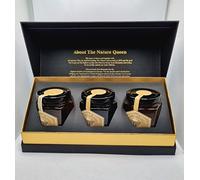The Nature Queen Exclusive Raw & Natural Honey Gift Box (Acacia, Honeydew, Polyfloral), Organic Honey, Gift Pack, Raw Honey, Pure Honey, 3x 260g