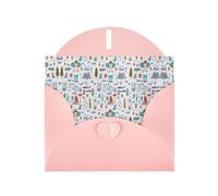 The Nature Wildlands Activities Pattern Pearl Paper Holiday Greeting Card With Envelopes Weddings Party Birthday Invitations Wishes