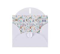 The Nature Wildlands Activities Pattern Pearl Paper Holiday Greeting Card With Envelopes Weddings Party Birthday Invitations Wishes