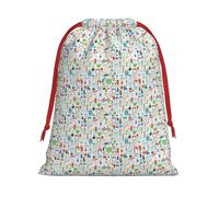 The Nature Wildlands Activities Pattern Print Gift Drawstring Bag Reusable For Party Favors Weddings Daily Storage Celebrations