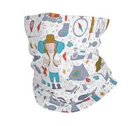 The Nature Wildlands Activities Pattern Print Neck Warmer Gaiter Women Men, Windproof Face Cover Face Mask Scarf For Cold Weather Sport
