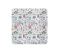 The Nature Wildlands Activities Pattern Print Refrigerator Magnet,Magnets For Refrigerator Decoration, Kitchen, Office, Wall
