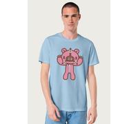 The Naughty Grizzly Muzzle Face Gloomy Bear T-Shirt Gloomy Bear Light Blue XXL