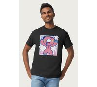 The Naughty Grizzly Zombie White Splats Anime Gloomy Bear T-Shirt Gloomy Bear Black XL