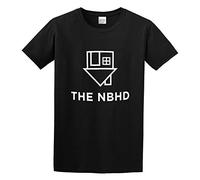 The NBHD Fashion Neighbourhood Letter Print Black T-Shirt Printed Tee Graphic Top for Men Shirt M