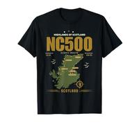 The NC500, Scotland Route The North Coast Highlands Trip T-Shirt
