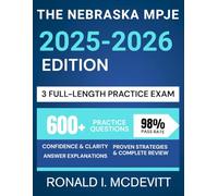 The Nebraska MPJE 2025-2026 Edition: Your Complete Roadmap to Navigating Pharmacy Law, Featuring Targeted Review, Realistic Practice Questions, and Clear Legal Breakdowns.